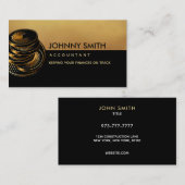 Carte De Visite Slogans comptables (Devant / Derrière)