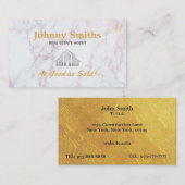 Carte De Visite Slogans d'agent immobilier (Devant / Derrière)