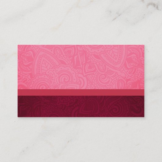 Carte De Visite Slogans de babysitter (Dos)