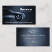 Carte De Visite Slogans de concessionnaire automobile (Devant / Derrière)