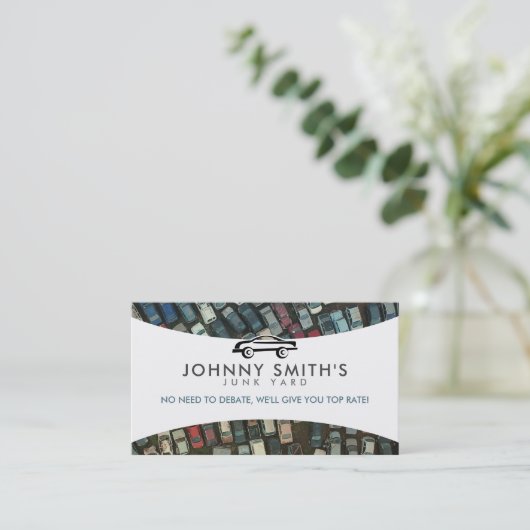 Carte De Visite Slogans de décharge (Debout devant)