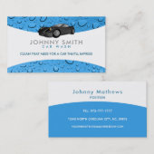 Carte De Visite Slogans de station de lavage (Devant / Derrière)