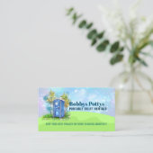 Carte De Visite Slogans de toilettes portables (Debout devant)