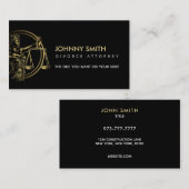 Carte De Visite Slogans du procureur de divorce (Devant / Derrière)