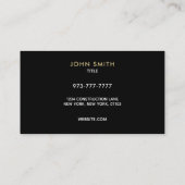 Carte De Visite Slogans du procureur de divorce (Dos)