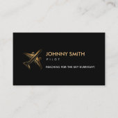 Carte De Visite Slogans pilotes (Devant)