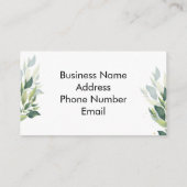Carte De Visite Small Business Appointment Card Customizable  (Dos)