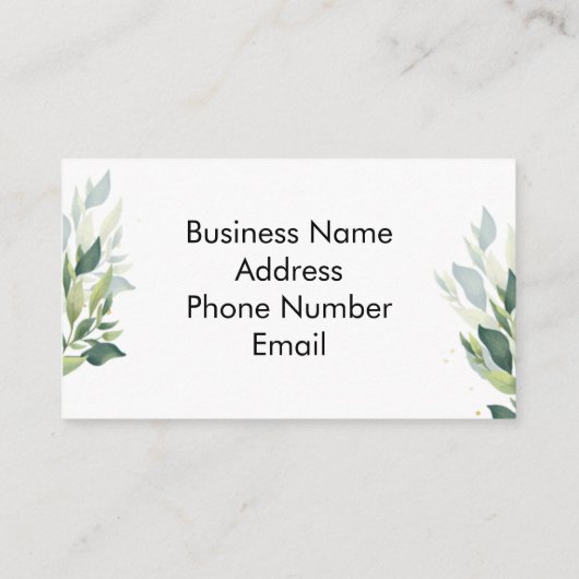 Carte De Visite Small Business Appointment Card Customizable  (Dos)