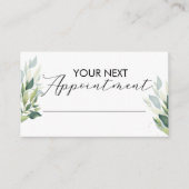 Carte De Visite Small Business Appointment Card Customizable  (Devant)