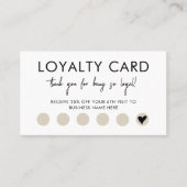 Carte De Visite Small Business QR Code Loyalty Reward Discount (Devant)