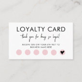 Carte De Visite Small Business QR Code Loyalty Reward Discount (Devant)