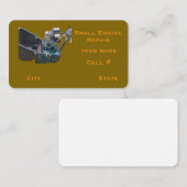 Carte De Visite Small engine Business Card (Devant / Derrière)