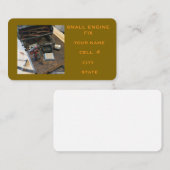 Carte De Visite Small Engine Fix  (Devant / Derrière)