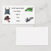 Carte De Visite Small Engine Repair (Devant / Derrière)