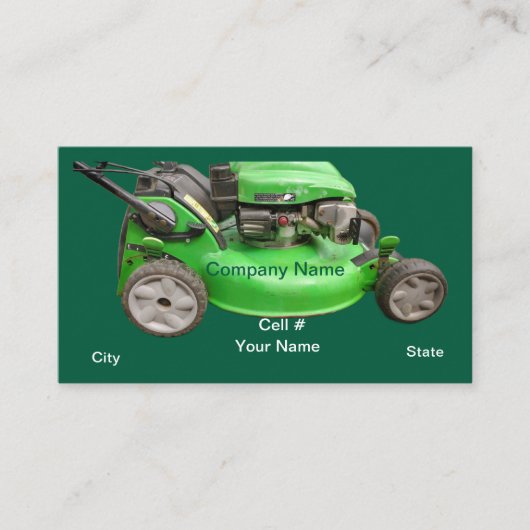 Carte De Visite Small Engine Repair Service Business Card (Devant)