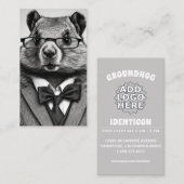 Carte De Visite smartypants marmotte (Devant / Derrière)