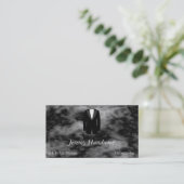 Carte De Visite Smoking noir (Debout devant)