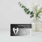 Carte De Visite Smoking noir/blanc (Debout devant)