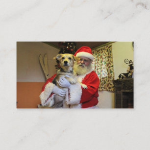 Carte De Visite Smoochie rencontrant Père Noël