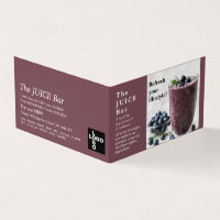 Smoothie aux bleuets, Bar à jus, détails