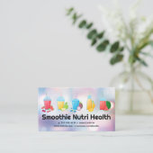 Carte De Visite Smoothies de fruits de santé Boissons (Debout devant)