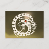 Carte De Visite SNAKE DRAGON AGATE violet blanc rouge gris (Dos)