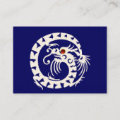Carte De Visite SNAKE DRAGON RUBY bleu blanc rouge (Dos)