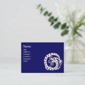 Carte De Visite SNAKE DRAGON RUBY bleu blanc rouge (Debout devant)