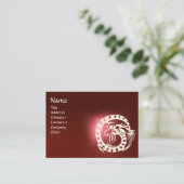 Carte De Visite SNAKE DRAGON RUBY noir et blanc rouge (Debout devant)
