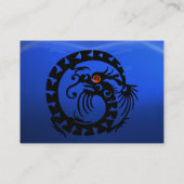 Carte De Visite SNAKE DRAGON SAPPHIRE blanc rouge bleu noir (Dos)