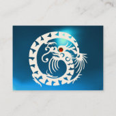 Carte De Visite SNAKE DRAGON SAPPHIRE bleu blanc rouge (Dos)