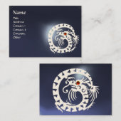 Carte De Visite SNAKE DRAGON TOPAZ / Salon de beauté, Spa de jour (Devant / Derrière)