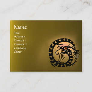 Carte De Visite SNAKE DRAGON TOPAZ violet blanc rouge jaune