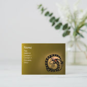 Carte De Visite SNAKE DRAGON TOPAZ violet blanc rouge jaune (Debout devant)