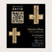 Carte De Visite Snake on Cross (Extérieur déplié)