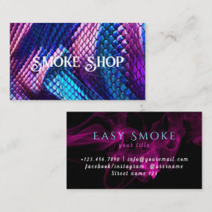 Carte de visite Snake Smoke Shop