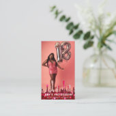 Carte De Visite Snapping Moments spéciaux Anniversaire Photographe (Debout devant)