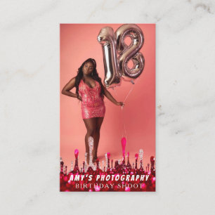 Carte De Visite Snapping Moments spéciaux Anniversaire Photographe