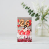 Carte De Visite Snapping Moments spéciaux Anniversaire Photographe (Debout devant)