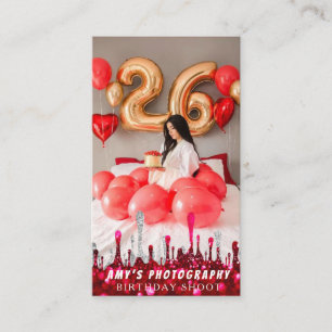 Carte De Visite Snapping Moments spéciaux Anniversaire Photographe