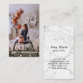 Carte De Visite Snapping Moments spéciaux Anniversaire Photographe (Devant / Derrière)