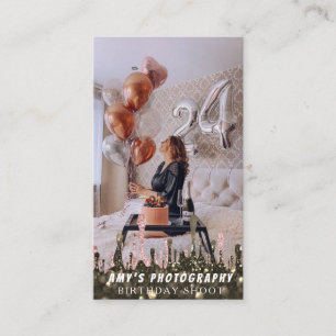 Carte De Visite Snapping Moments spéciaux Anniversaire Photographe