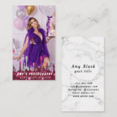 Carte De Visite Snapping Moments spéciaux Anniversaire Photographe (Devant / Derrière)