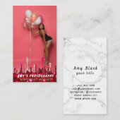 Carte De Visite Snapping Moments spéciaux Anniversaire Photographe (Devant / Derrière)