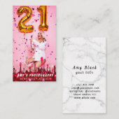 Carte De Visite Snapping Moments spéciaux Anniversaire Photographe (Devant / Derrière)