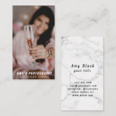 Carte De Visite Snapping Moments spéciaux Anniversaire Photographe (Devant / Derrière)