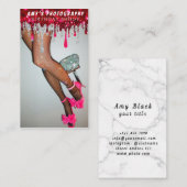 Carte De Visite Snapping Moments spéciaux Anniversaire Photographe (Devant / Derrière)