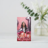 Carte De Visite Snapping Moments spéciaux Anniversaire Photographe (Debout devant)