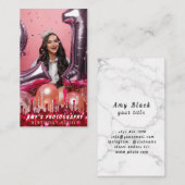 Carte De Visite Snapping Moments spéciaux Anniversaire Photographe (Devant / Derrière)