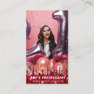 Carte De Visite Snapping Moments spéciaux Anniversaire Photographe